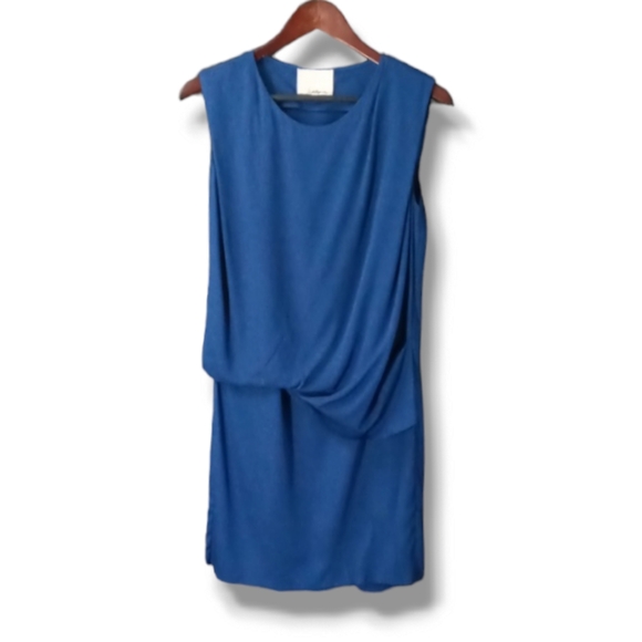 3.1 Phillip Lim Dresses & Skirts - 3.1 Phillip Lim Silk Royal Blue Sleeveless Mini Dress